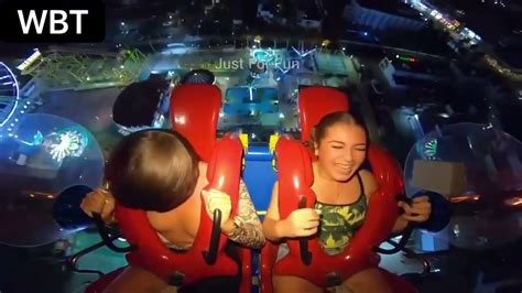 nipple slip on slingshot ride|Crazy Slingshot Rides Uncensored Slingshot And Other ...